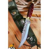 Outdoor Bıçak Bıçağı Çakı Kamp Bıçak Bıçağı Mutfak Bıçak Kılıfı El Yapımı 28,5 Cm