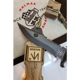 Outdoor Bıçak Mutfak Bıçak Komando Rambo Kamp Av Bıçak Çakı Kılıflı Salgur