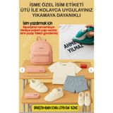 Outdoor One Kıyafet İsim Etiketi Okul Etiketi DTF Baskı Kumaş Elbise Ütü ile Uygulanır