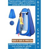 Outdoor Piknik Balıkçılık Duş Tuvalet Gizlilik Pratik Taşıma Çantalı Otomatik Kamp Giyinme Çadırı