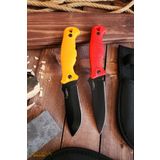 Outdoor Piknik Kamp Bıçağı Bıçak Kılıflı Mutfak Bıçak Şef Bıçağı Çakısı 2 Li (Kmpx01)