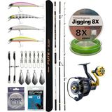 Outdoor Profesyonel Olta Seti Okuma Flite+ Super Light Surf 420CM 3 Parça Olta Kamışı&okuma Sali - Çok Renkli