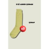 Outdoorun 3'Lü Çorap Askerlik Seti - Temel Ve Bedelli Askerlik Malzemeleri