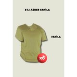 Outdoorun 6'lı Fanila Askerlik Seti - Temel ve Bedelli Askerlik Malzemeleri - Haki