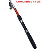 Outdoorun Balza Milano 240CM 50-100GR Kısa Teleskopik Olta Kamışı (Motorculara Özel) - Kırmızı