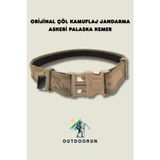 Outdoorun Çöl Kamuflaj Jandarma Askeri Palaska Kemer