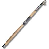 Outdoorun Powerex Black Power 2.40M. 150-200GR. Atarlı Mantar Uzun Sap Teleskopik Olta Kamışı - Siyah