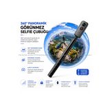outfire Insta360 Aksiyon Görünmez Selfie Çubuğu 1.1 metre