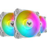 Outlet Asus Tuf Gamıng TF120 Argb 120MM Beyaz Üçlü Kasa Fanı