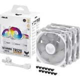 Outlet Asus Tuf Gamıng TR120 Argb 120MM Reverse Üçlü Kasa Fanı Beyaz