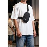 Outlet Çarşım Iki Bölmeli Erkek Günlük Çapraz Omuz Çanta Siyah Crossbag Gögüs Çantası Bodybag