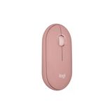 (Outlet) Logitech M350s Pebble 2 Bluetooth Kablosuz Sessiz Kompakt Mouse, Pembe 910-007014 Teşhir