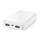 OUTLET Ttec ReCharger S 2A Powerbank 10000 mAh Beyaz - 2BB174B OUTLET