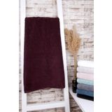 Outlet%100 Pamuk 70x140 Banyo Havlusu BORDO