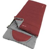 Outwell Contour Lux Yazlık & Kışlık Taraflı -19°c Uyku Tulumu Kırmızı Sol F. - Renkli