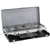 Outwell Kirishima Trio Stove Lpg Çıkışlı Üçlü Kamp ve Karavan Ocağı - Grey - Standart