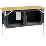 Outwell Padres Double Kitchen Table Gri Portatif Kamp Mutfağı - Grey - Standart