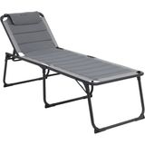 Outwell Samoa Premium Ultra Konforlu Grey 5 Pozisyonlu Katlanır Kamp Şezlongu