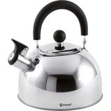 Outwell Tea Break Kettle M Hafif ve Taşınabilir Paslanmaz Çelik Düdüklü Su Isıtıcısı 1,8 L