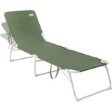 Outwell Tenby Gri 3 Kademeli Katlanır Kamp Şezlong - Green - Standart