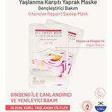 Ovaco Intensive Repair Yaprak Maske – Havyar ve Kolajen İçerikli Onarıcı Yüz Maskesi | Ginseng, Hyaluronik Asit ve Adenozin Destekli - Yaşlanma ve Kırışıklık Karşıtı