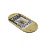 Oval Ahşap Bambu Yağdanık Altlık - Sunum Tepsi 12X24x0.8cm (5433)