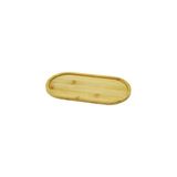 Oval Ahşap Bambu Yağdanlık Altlık 12X23cm Go-53-Vice
