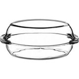 Oval Borcam Fırın Kabı, Kapaklı, 2250 Cc, 35X19,5 Cm, Beyaz - Seçenek 1