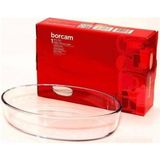 Oval Borcam Tepsi 59084, Şık ve Dayanıklı Pişirme Kabı - Ahşap - Bej - Siyah - Seçenek 1