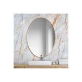 Oval Duvar Dekor AynasıKonsol Aynası/Dekor Aynası Bakır
