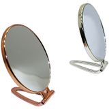 OVAL GOLD - GÜMÜŞ PLS.ÇERÇEVE MAKYAJ AYNASI ÇİFT YÖNLÜ (4490)