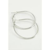 Oval Halka Küpe 5 cm