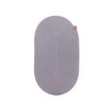 Oval Hasır Örgü Mama Kabı Paspası Kedi Köpek Mama Kabı Altlığı Emici ve Kaymaz Tasarım Zemin Koruyucu Makine Yıkanabilir 45×25 cm Dekoratif Jüt Paspas (GRİ)