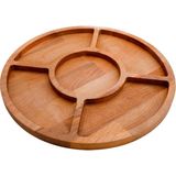 Oval Kahvaltılık Çerezlik Büyük Boy 26CM - Ahşap