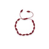Oval Kesim Mercan Bileklik Makrome Ayarlı 328-2