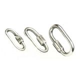 Oval Krom Karabina 12mm
