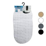 Oval - Plastik Kabartma Top Desenli - Renkli 63PCS Vantuzlu Kaydırmaz Banyo - Küvet Paspası 34X65CM (5067)