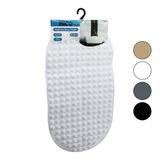Oval - Plastik Kabartma Top Desenli - Renkli 63Pcs Vantuzlu Kaydırmaz Banyo - Küvet Paspası 34X65cm Bx40