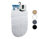 Oval - Plastik Kabartma Top Desenli - Renkli 63Pcs Vantuzlu Kaydırmaz Banyo - Küvet Paspası 34X65cm Go53/00611