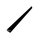 Oval Profil(SIRTLIK) 12 Mm Siyah 100'lü Kutu