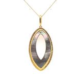 Oval Sedef Kolye