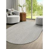 Oval Sisal Halı 1001 Bej Balık Sırtı Desen Kaymaz Taban Modern Salon Oturma Odası Halısı BEJ
