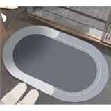 Oval Süper Emıcı Banyo Paspası - Renkli - standart