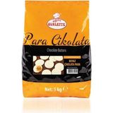 Ovalette Beyaz Pul Kuvertür Çikolata Ekstra 5 kg