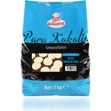 Ovalette Fildişi Kokolin Para Çikolata 5 kg - 1 Adet