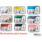 Ovalette Şeker Hamuru 9'lu Avantaj Seti - 9 kg