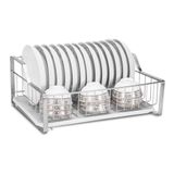 Over Sink mutfak düzenleyici, gıda için, paslanmaz çelik, büyük, bulaşıklık, mutfak için bulaşıklık (44 x 33 x 17 cm)