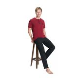 Over Sleep 2324 Erkek Büyük Beden Süprem Pijama Takım (L-Xl-2Xl-3Xl)