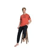 Over Sleep 2329 Erkek Likralı Süprem Yazlık Pijama Takım (S-M-L-Xl)