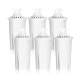 Overbest NSF Sertifikalı Sürahi Su Filtresi, Brita® Sürahi ve Dispenserlerinin Değiştirilmesi, Brita® Classic 35557, OB03, Mavea® 107007 ve Daha Fazlası, 6 Filtre İçerir